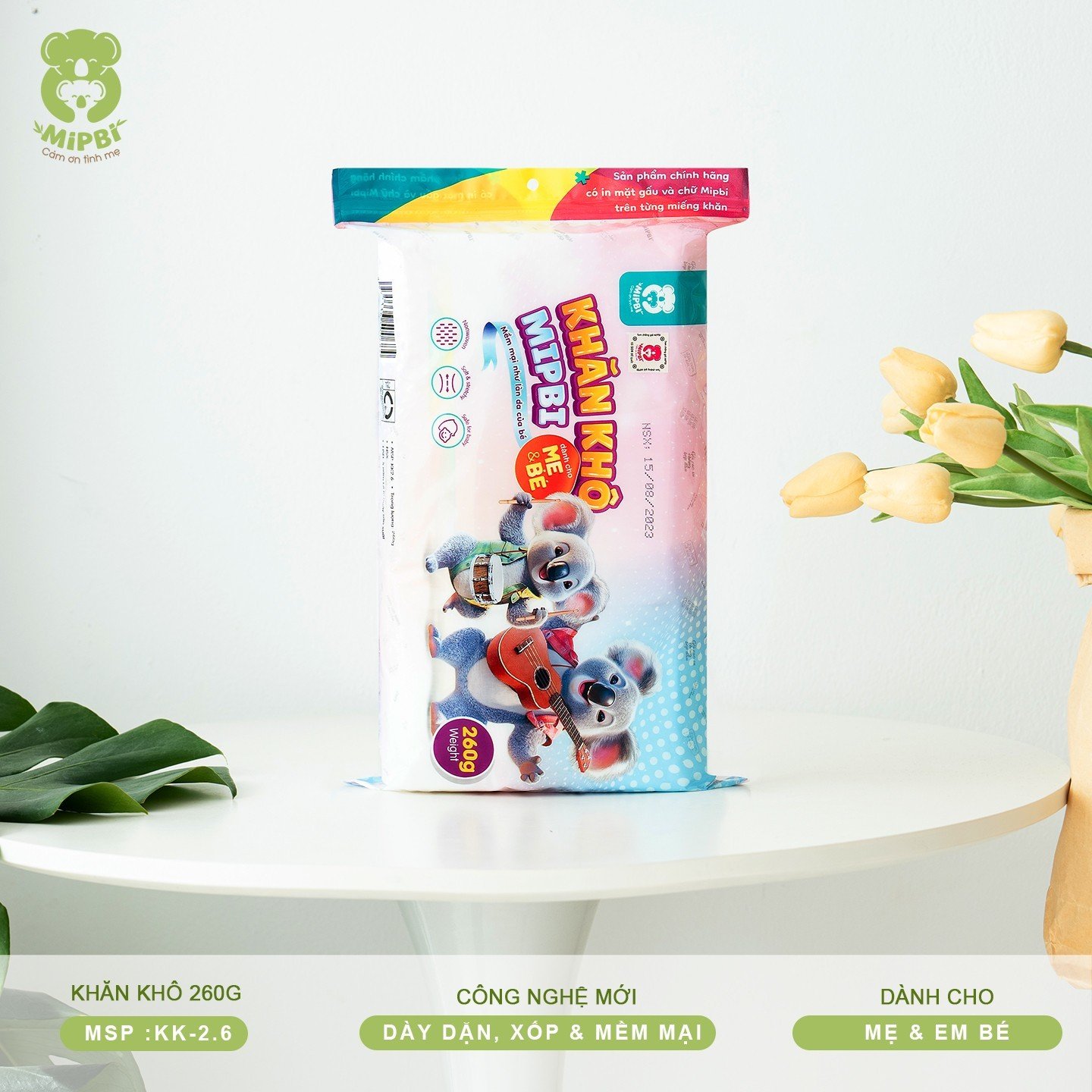 KHĂN KHÔ MIPBI 260G