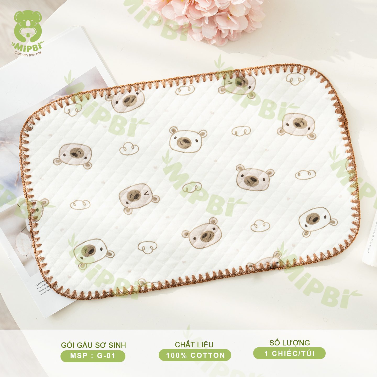 Gối Gấu Sơ Sinh