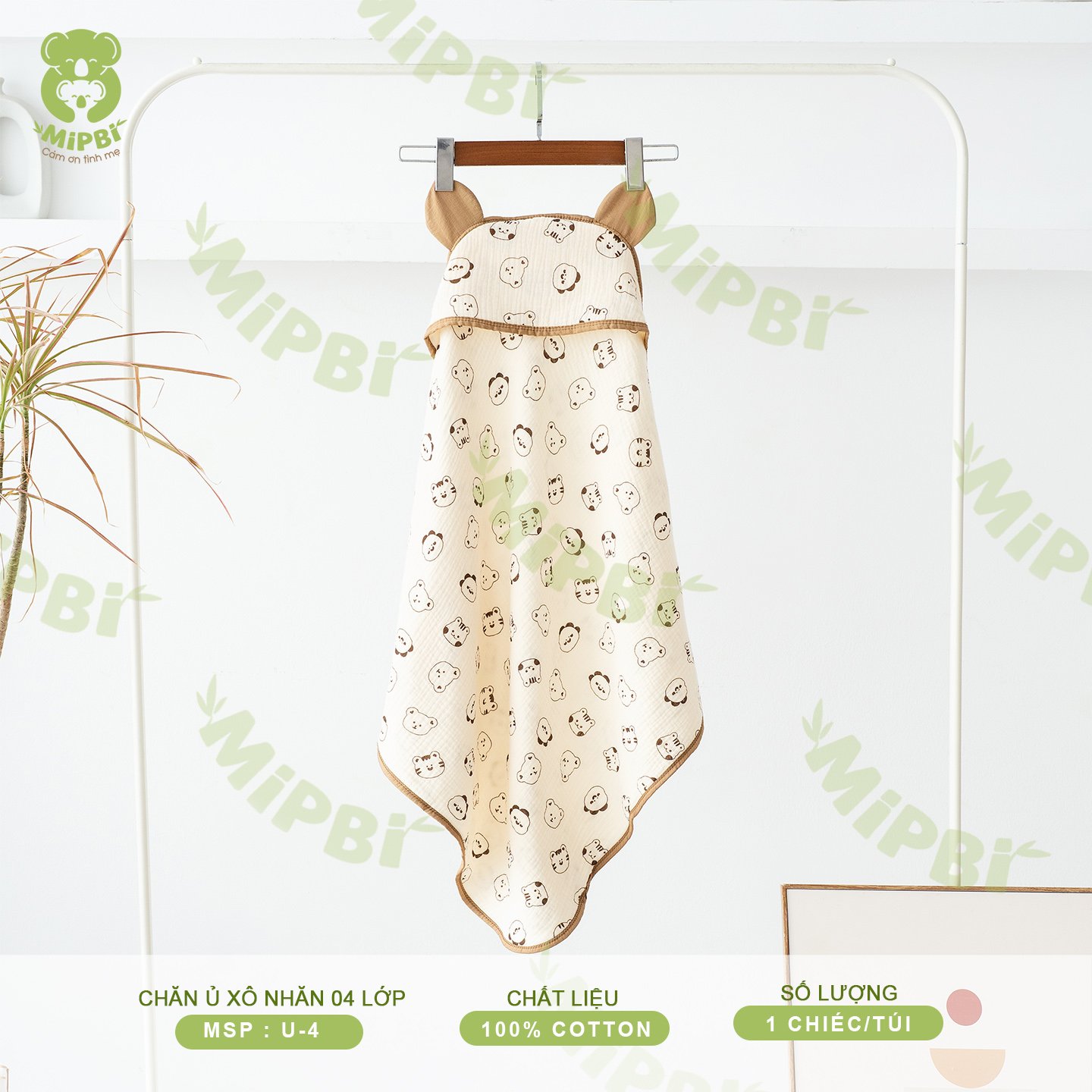 Chăn Ủ Xô Nhăn 04 Lớp