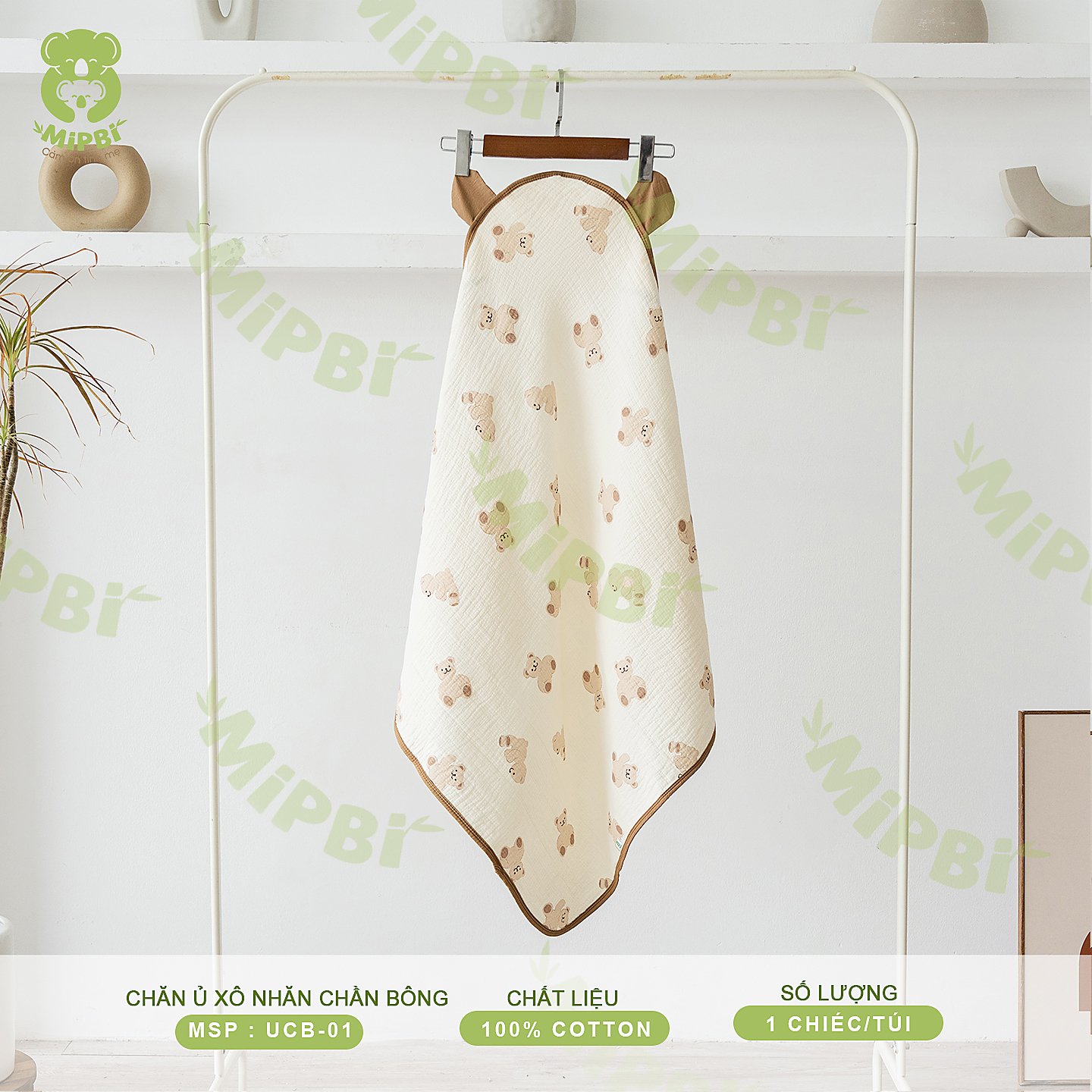 Chăn Ủ Xô Nhăn Chần Bông