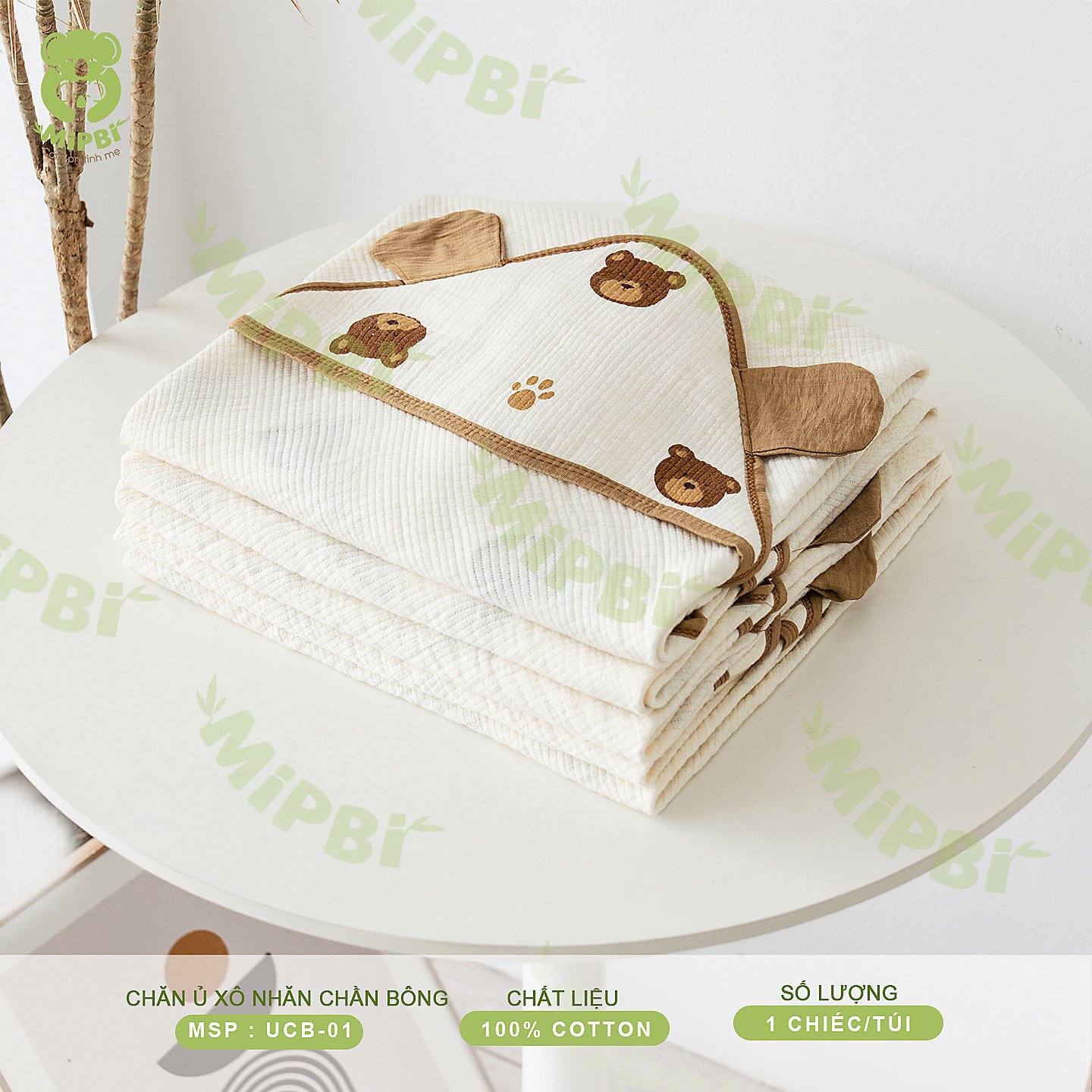 Chăn Ủ Xô Nhăn Chần Bông
