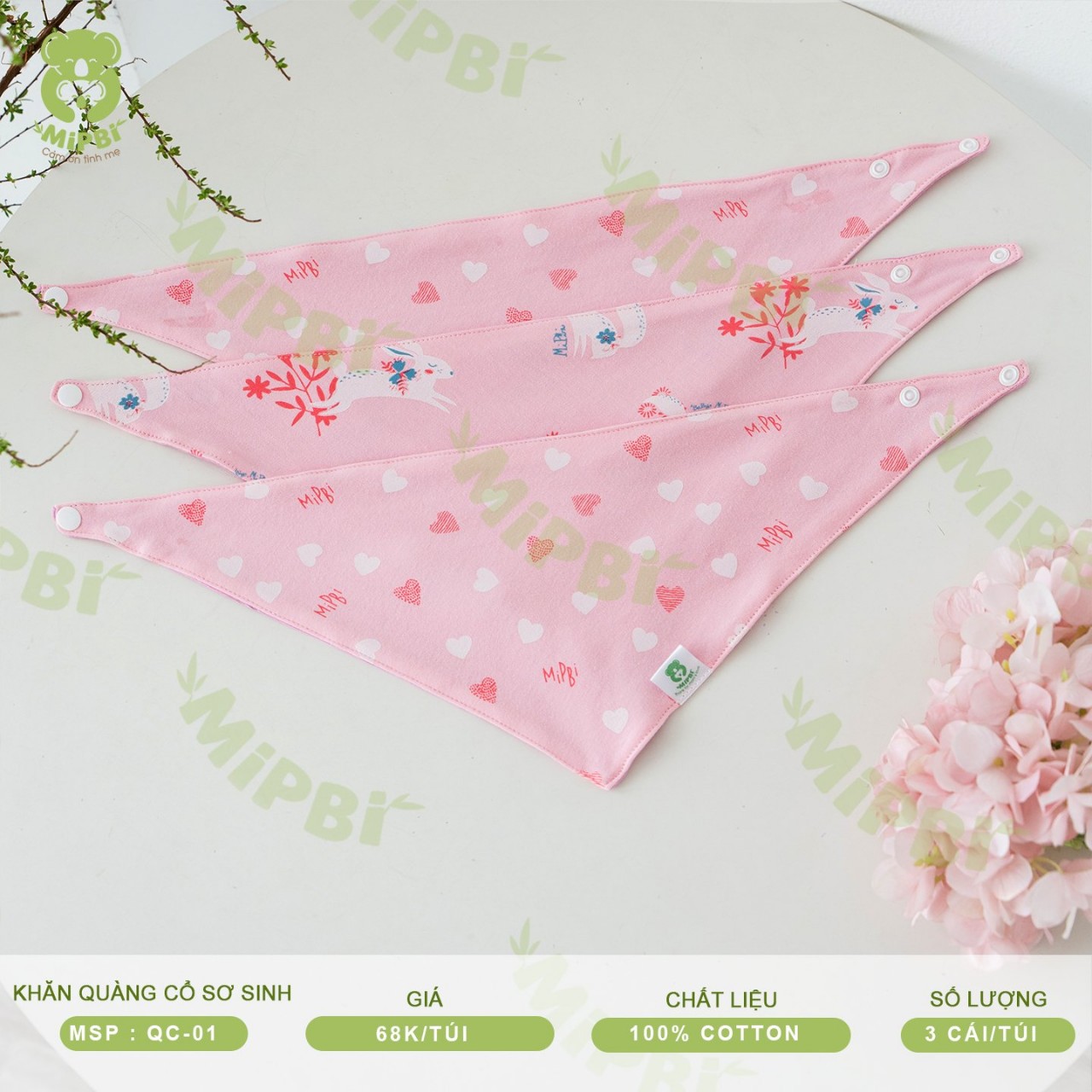 KHĂN QUÀNG CỔ SƠ SINH