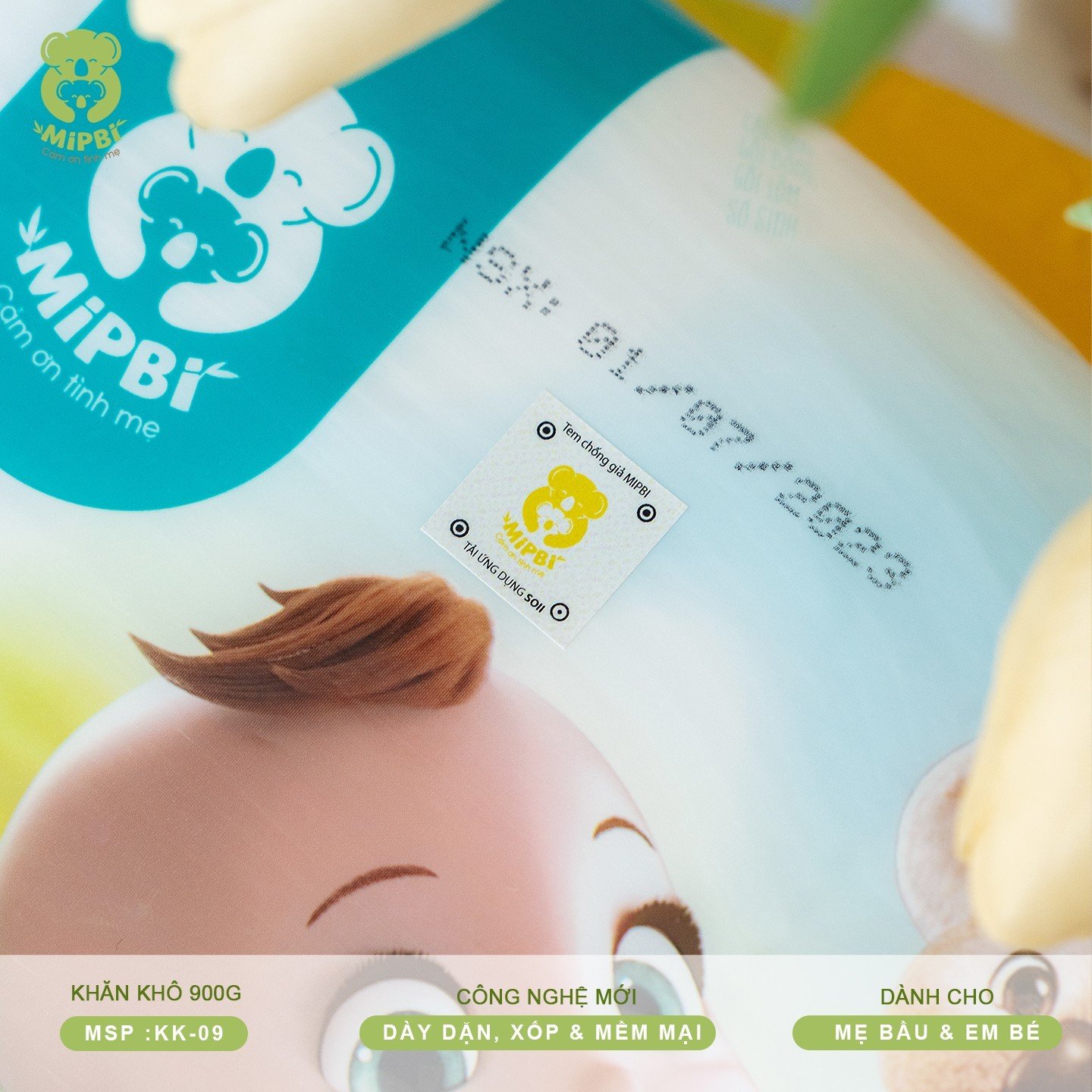 KHĂN KHÔ MIPBI 900G