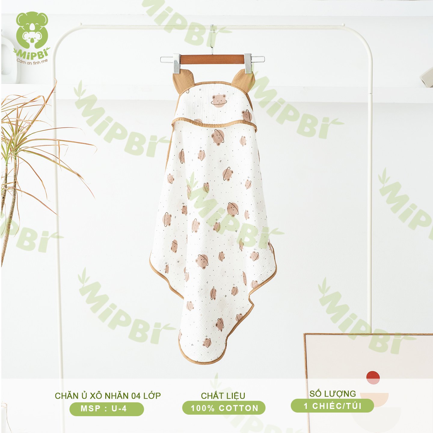 Chăn Ủ Xô Nhăn 04 Lớp