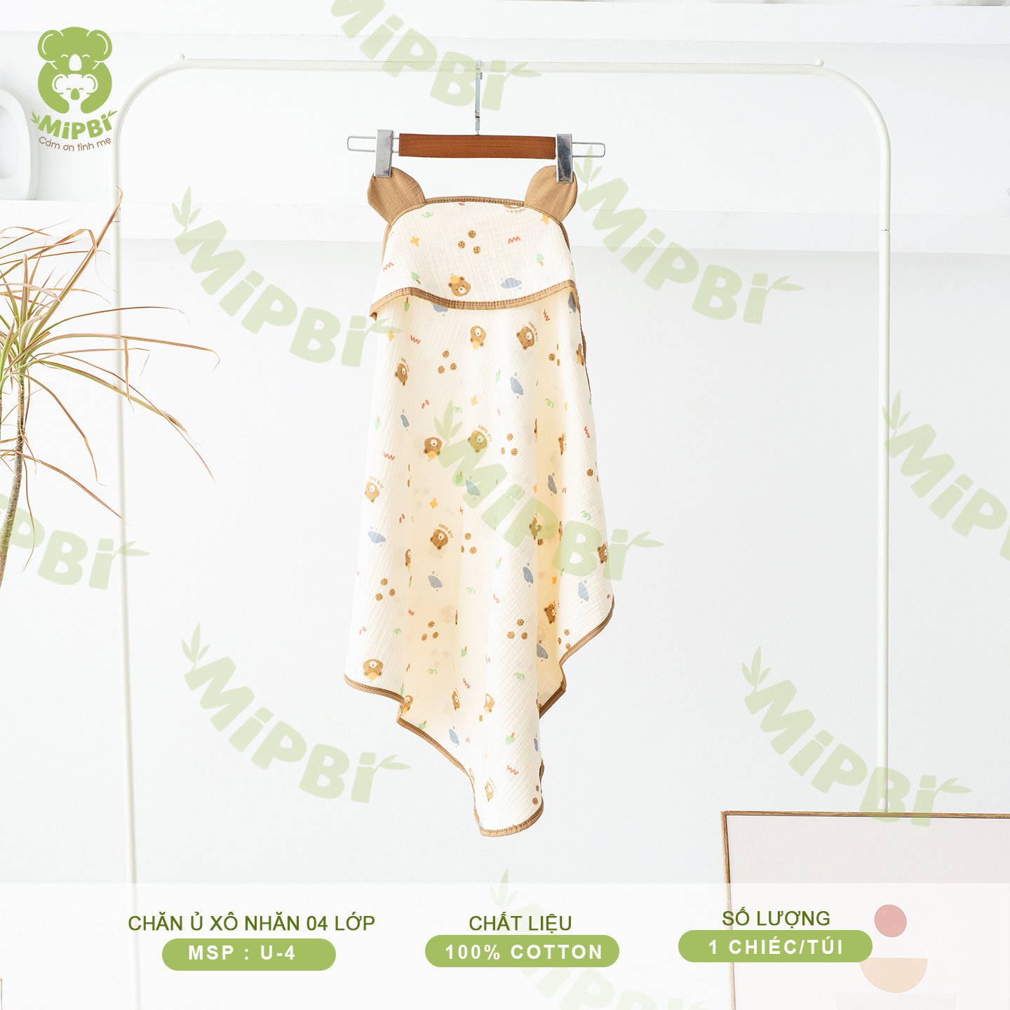 Chăn Ủ Xô Nhăn 04 Lớp