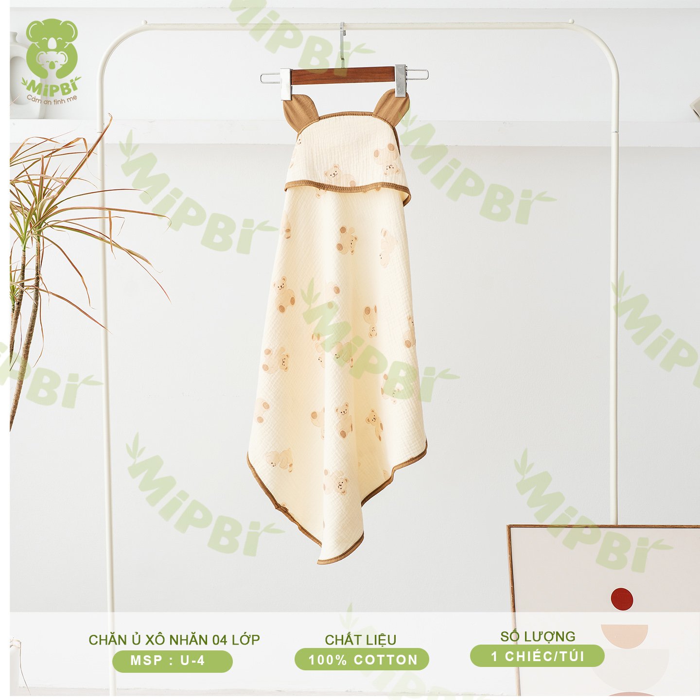 Chăn Ủ Xô Nhăn 04 Lớp