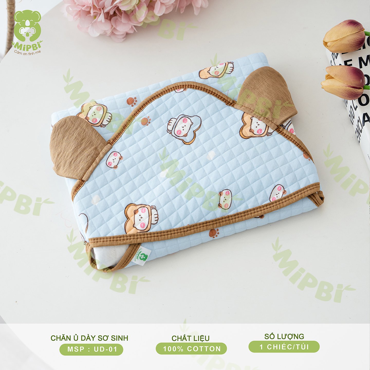 Chăn Ủ Dày Sơ Sinh