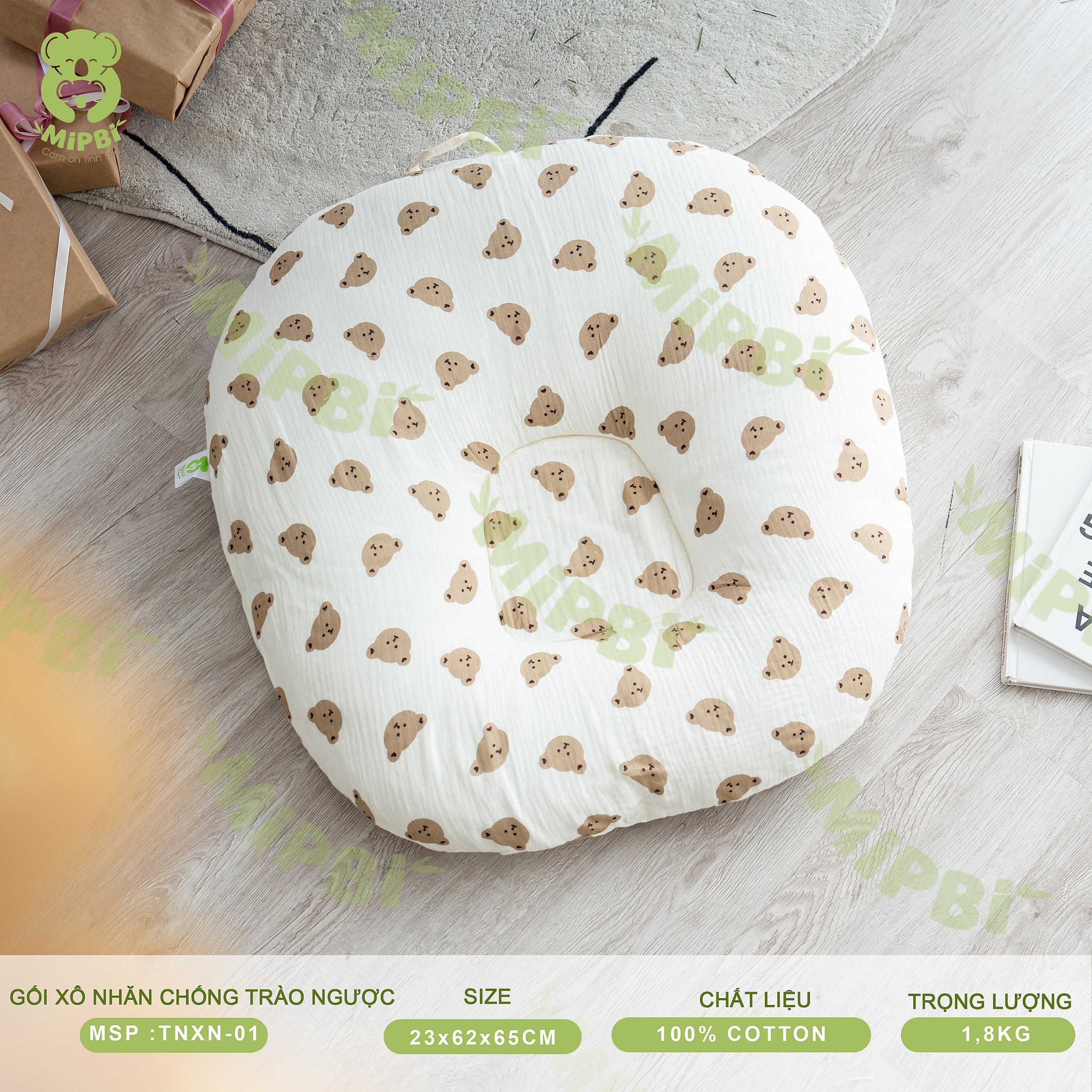 Gối Xô Nhăn Chống Trào Ngược - Version 1