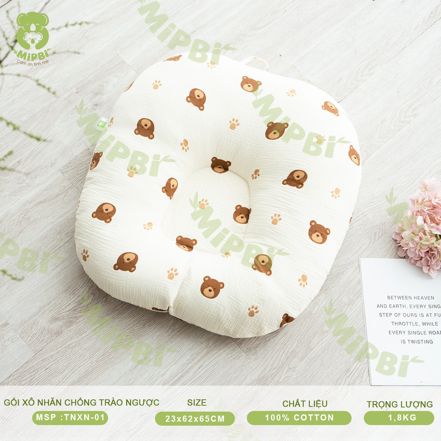 Gối Xô Nhăn Chống Trào Ngược - Version 1