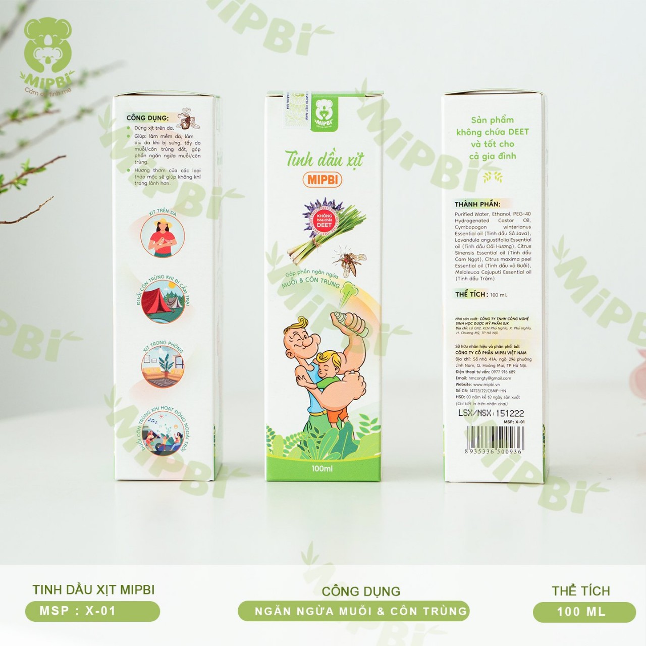 Tinh Dầu Xịt MIPBI