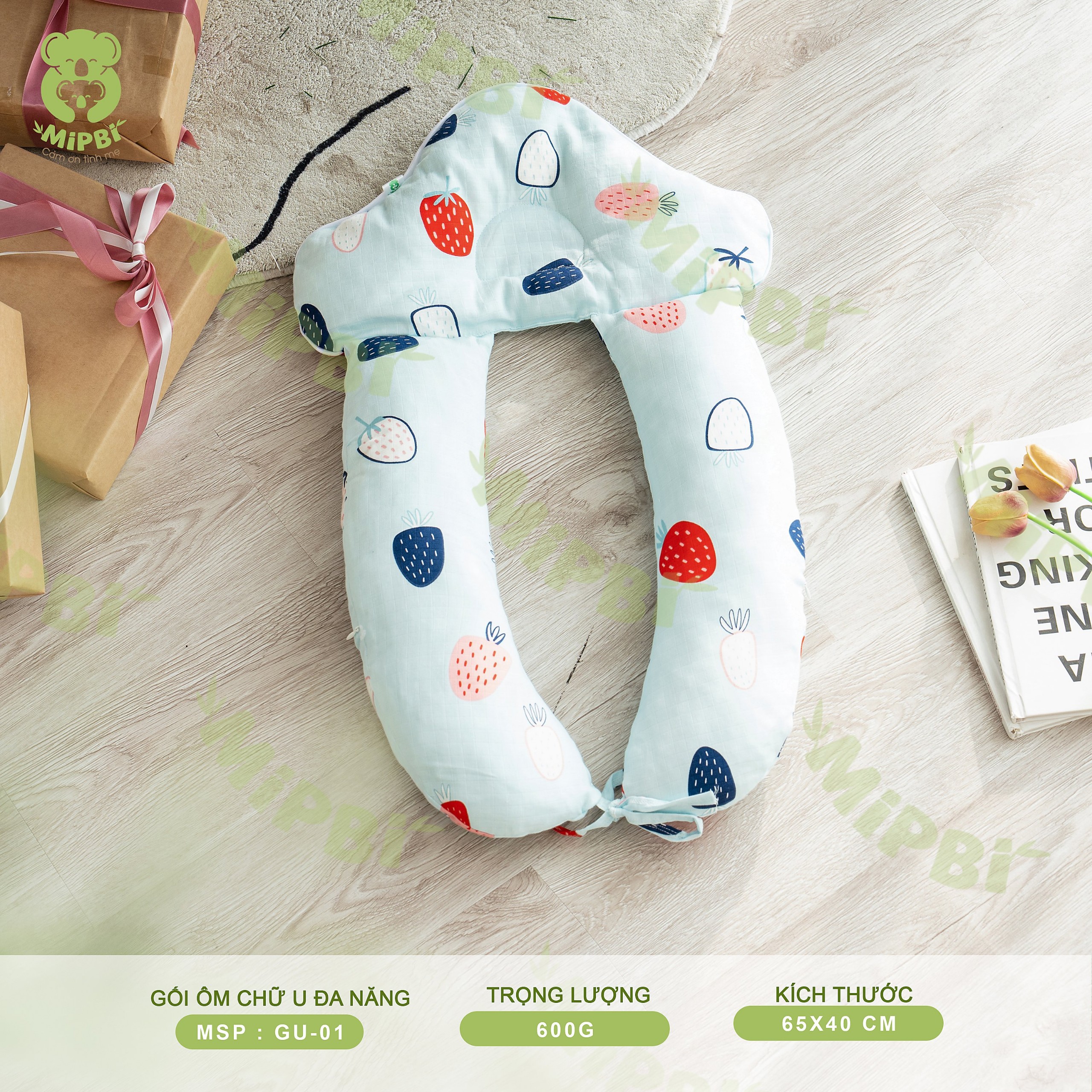 Gối ôm Chữ U Đa Năng