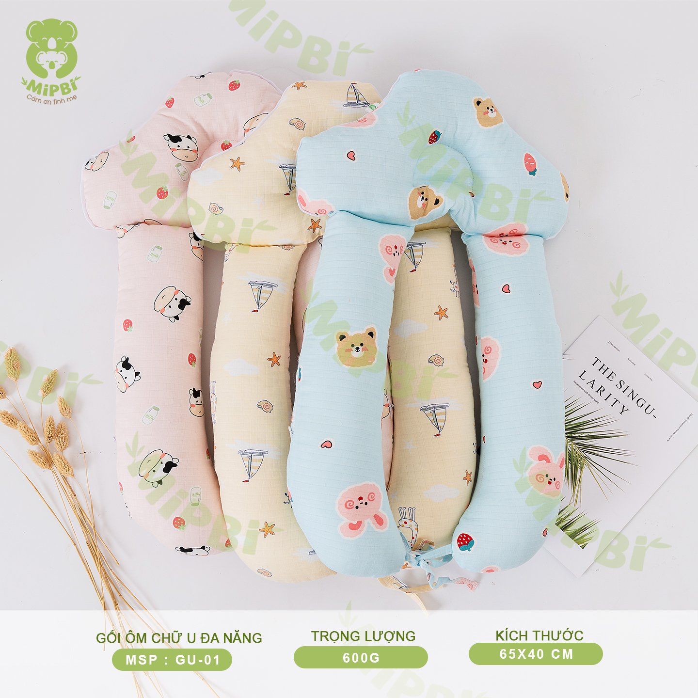 Gối ôm Chữ U Đa Năng