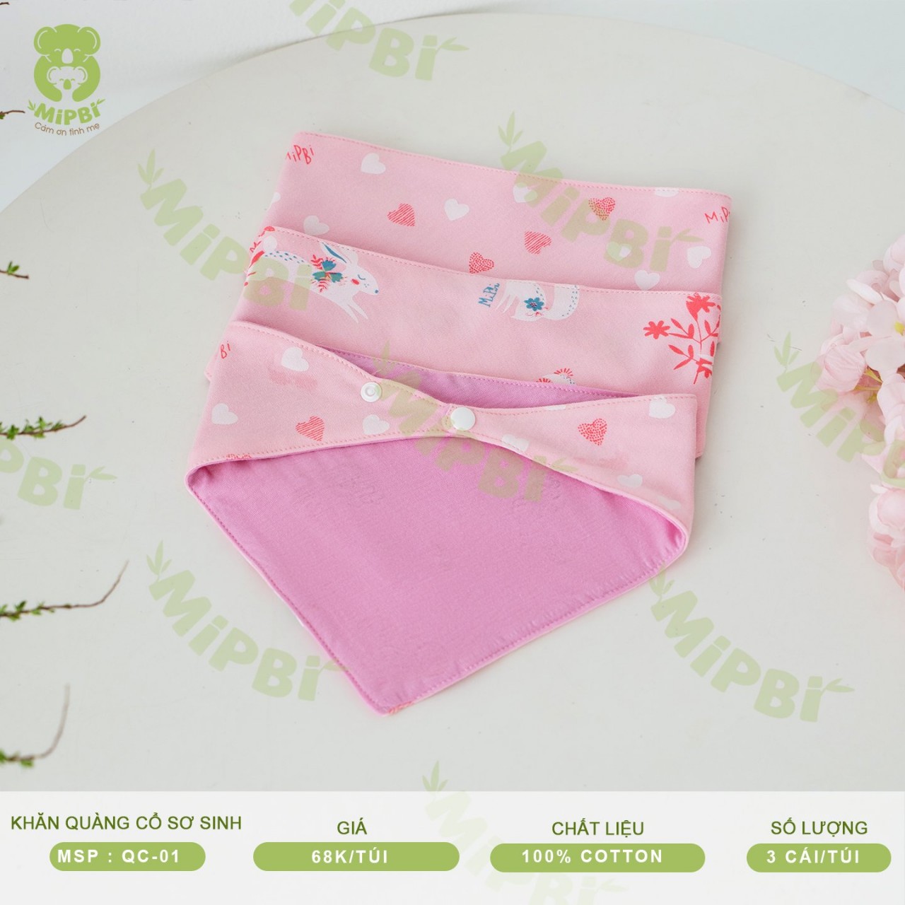 KHĂN QUÀNG CỔ SƠ SINH