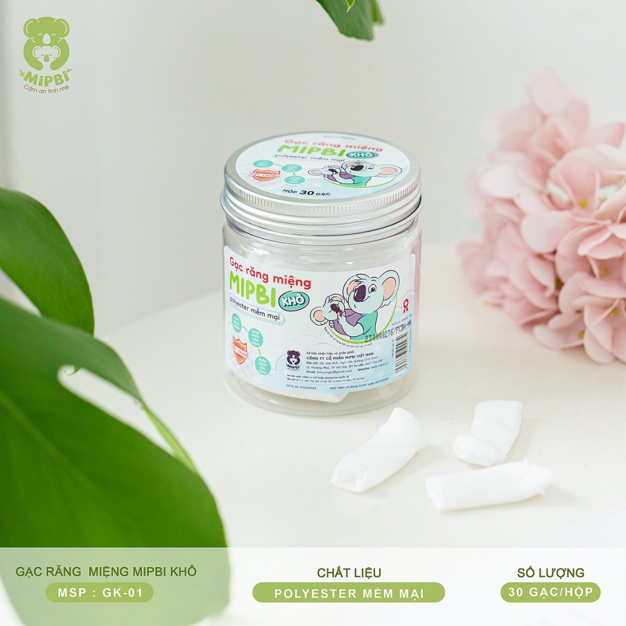 Gạc Răng Miệng MIPBI Khô