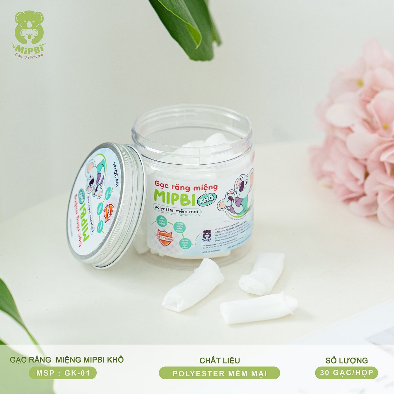 Gạc Răng Miệng MIPBI Khô