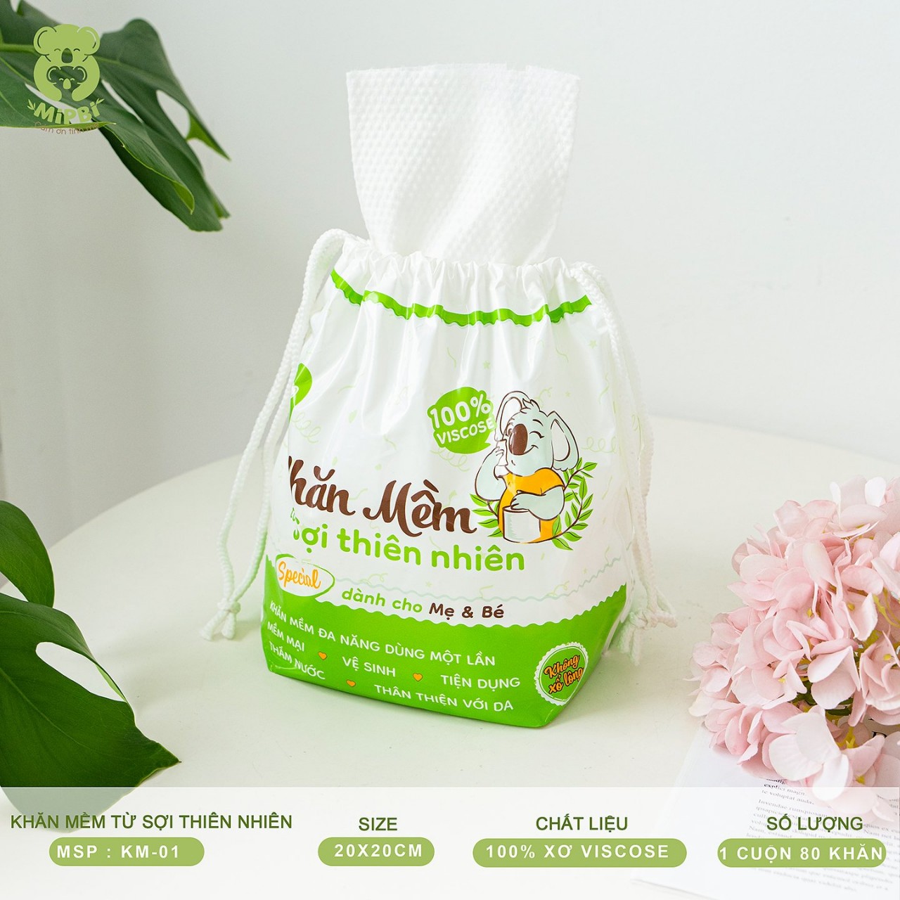 Khăn Mềm Từ Sợi Thiên Nhiên