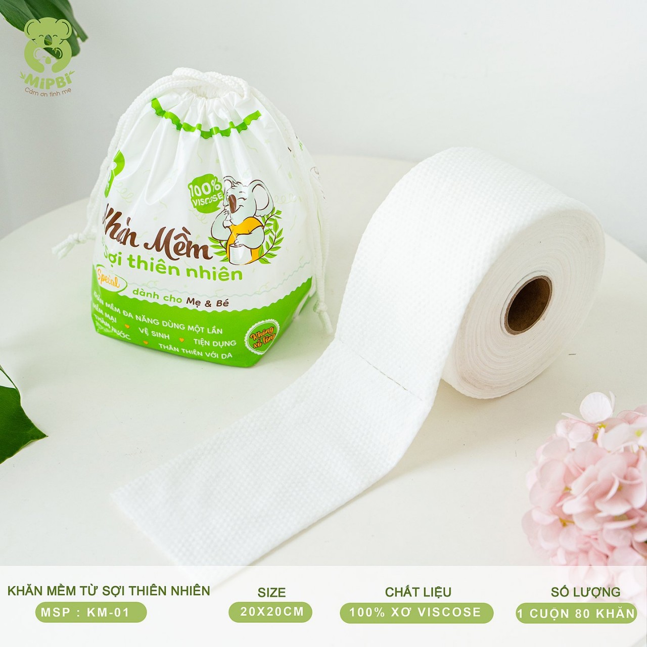 Khăn Mềm Từ Sợi Thiên Nhiên