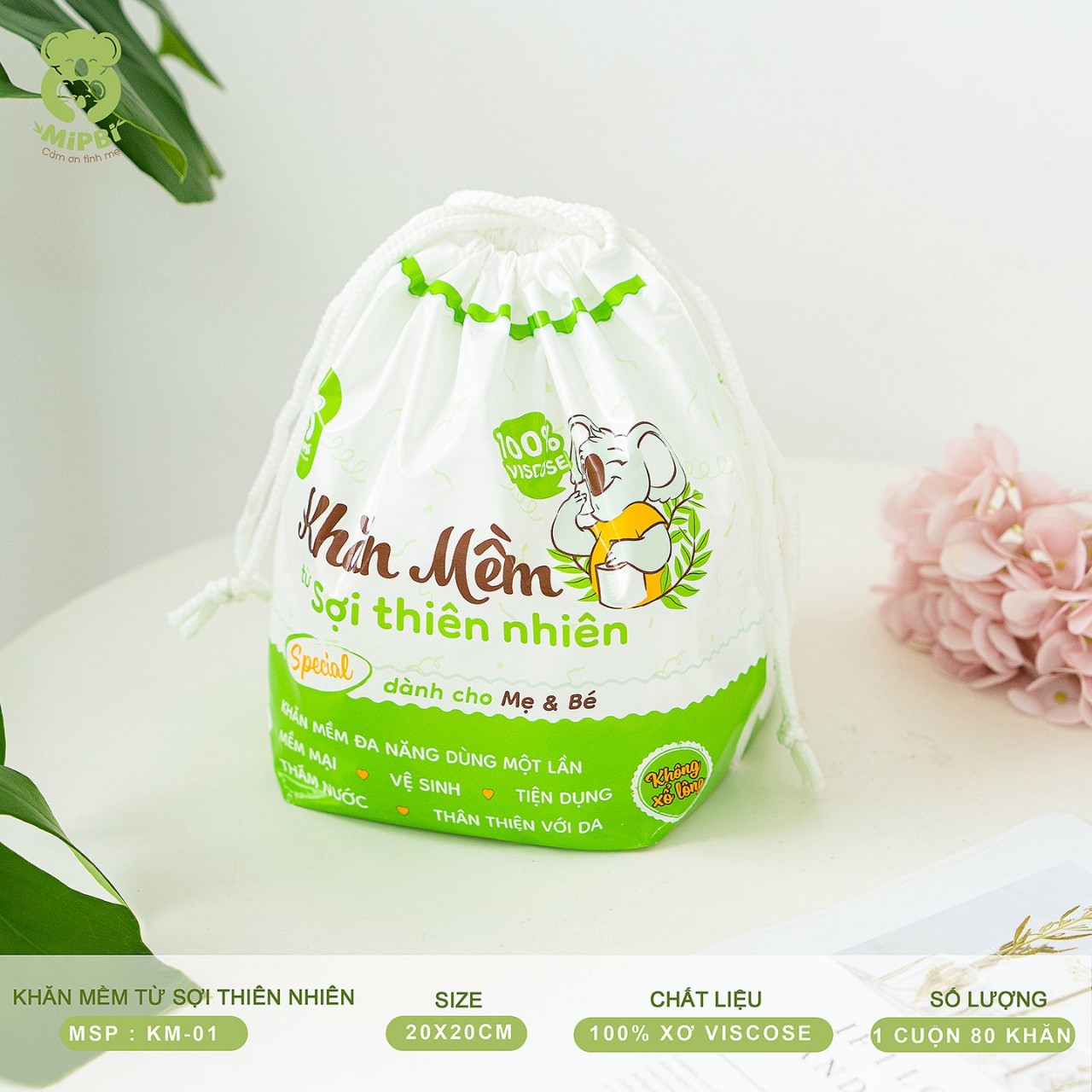 Khăn Mềm Từ Sợi Thiên Nhiên