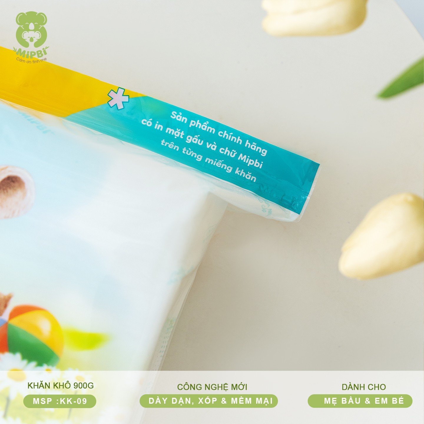 KHĂN KHÔ MIPBI 900G