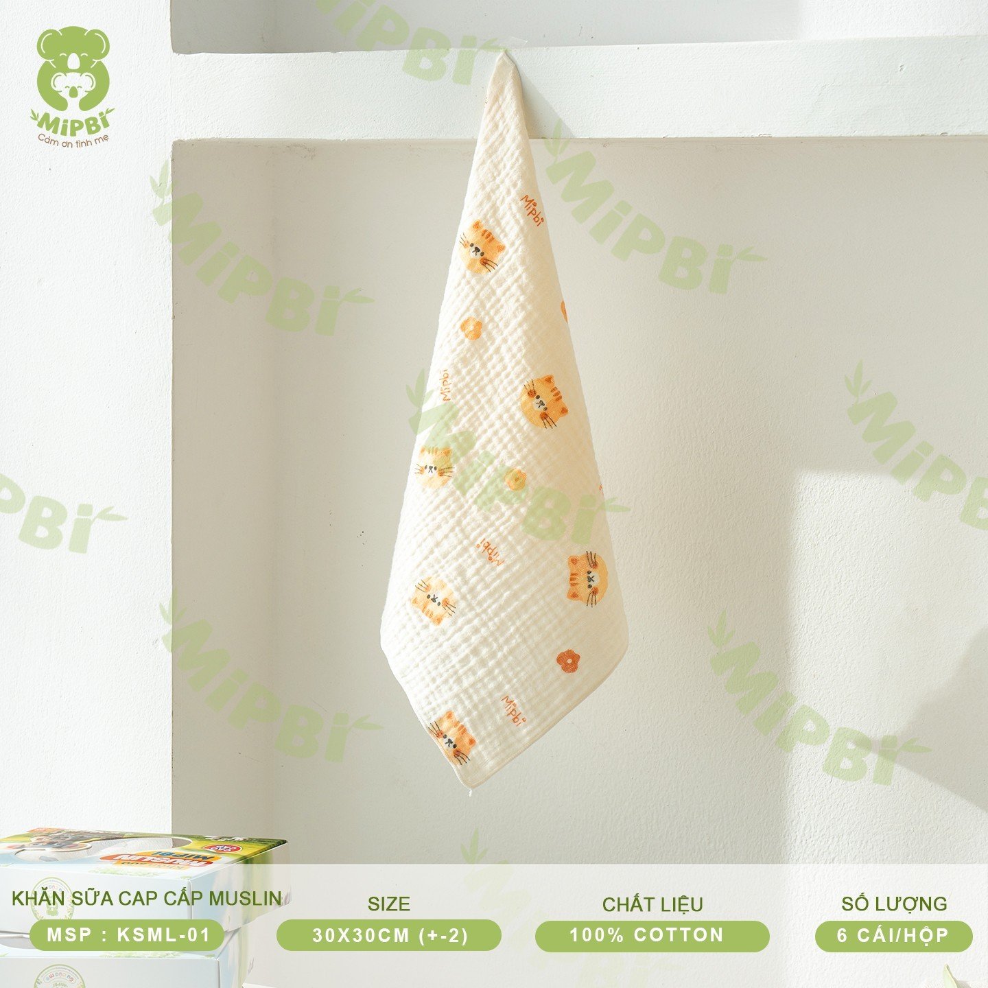 Khăn Sữa Cao Cấp MUSLIN