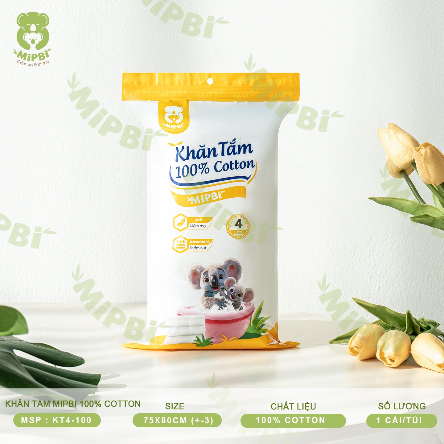 Khăn Tắm 100% Cotton